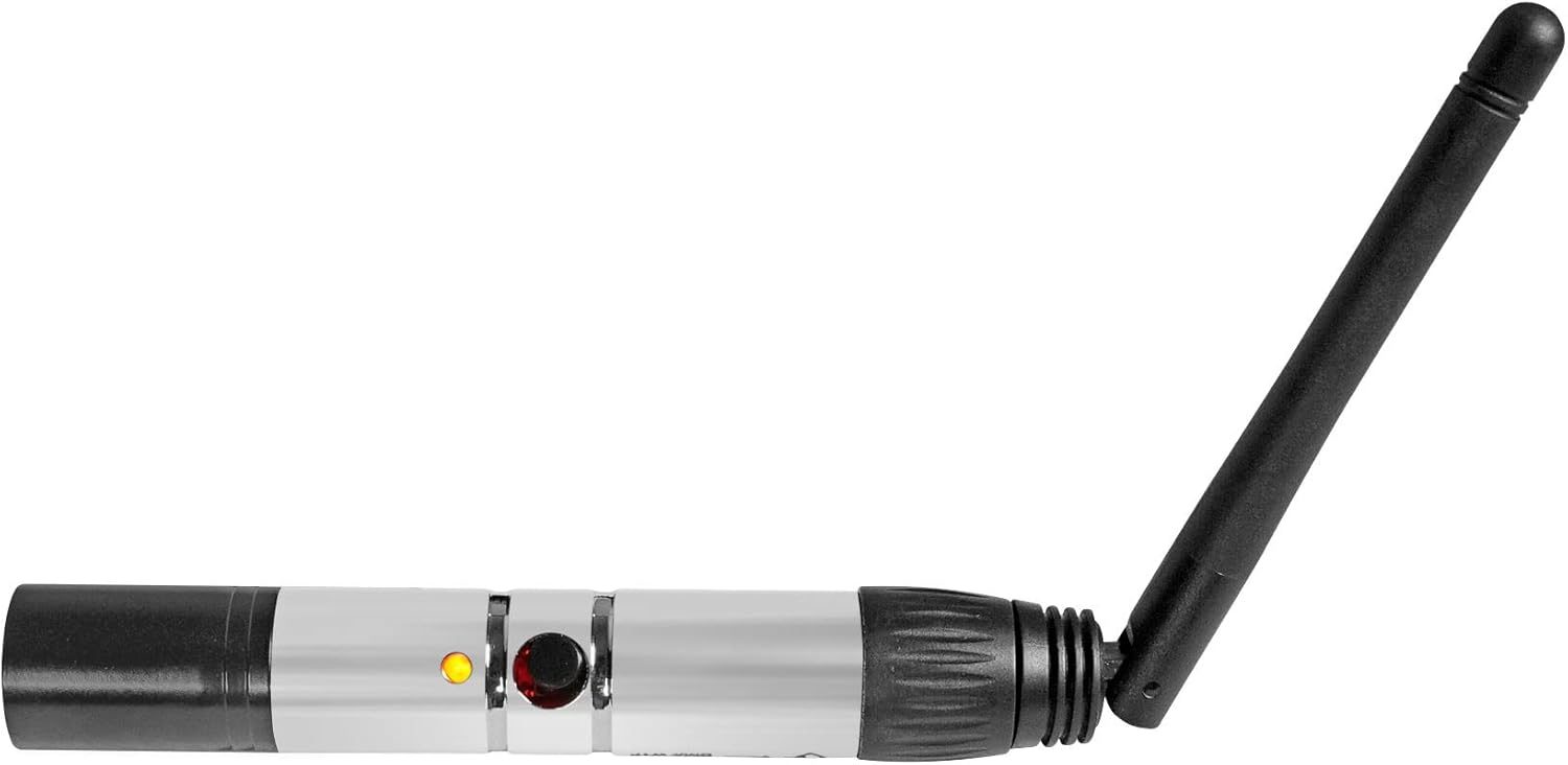 Rockville DMX-WTR Rechargeable Wireless DJ DMX Lighting Transmitter+4) Receivers