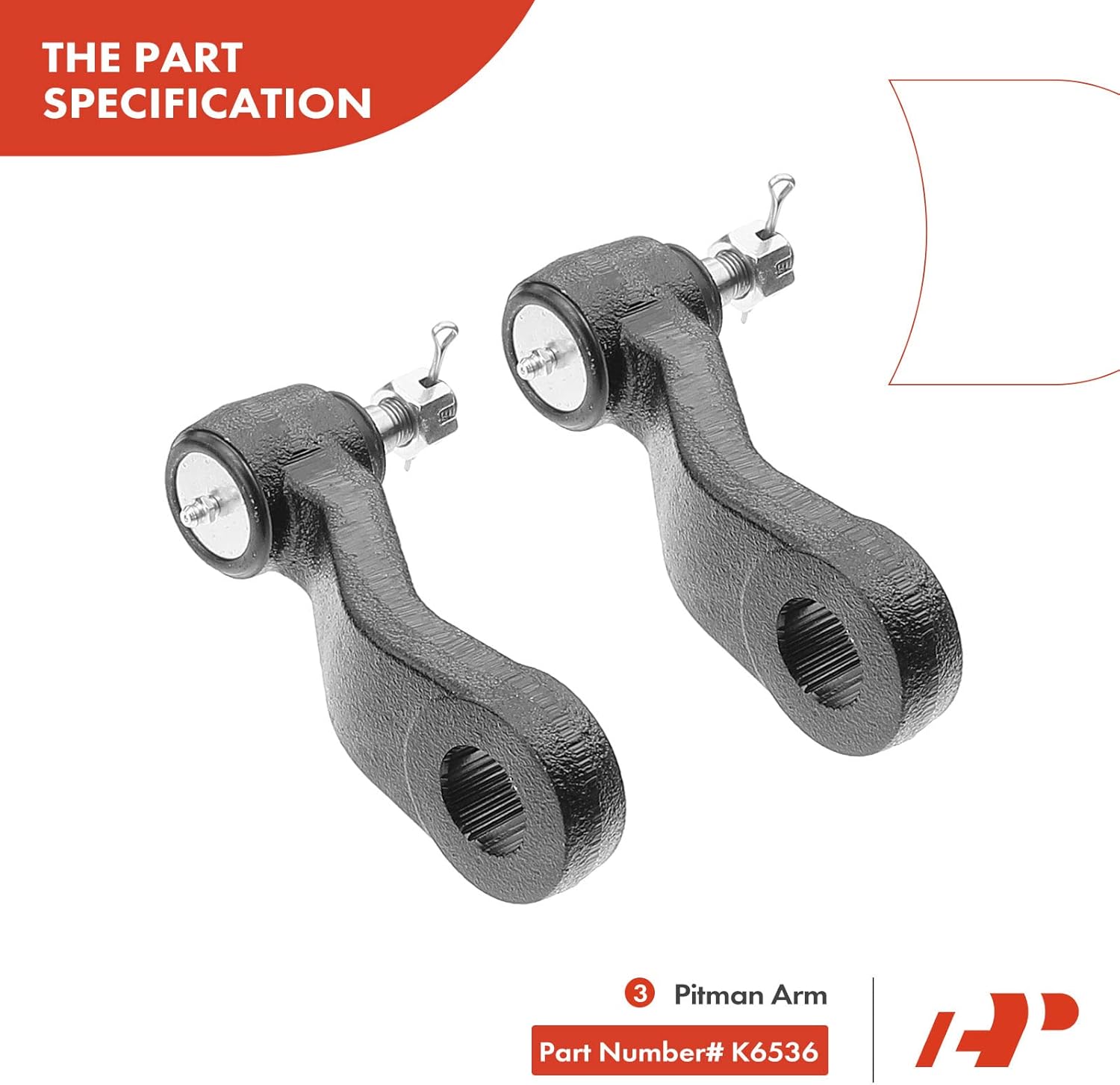 A-Premium Set of 10, Front Upper Control Arm, Lower Ball Joint, Outer Tie Rod End, Rear Sway Bar Link, Compatible with Chevy & GMC - 2001-2007 - Silverado 3500 (Classic) & Sierra 3500 (Classic)