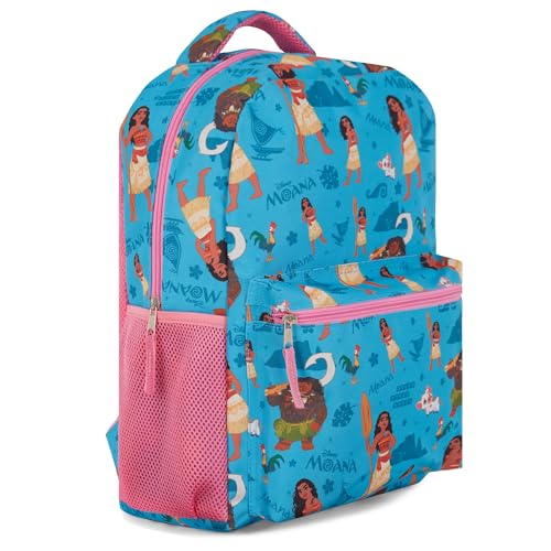 Disney Cars Lightning McQueen Allover Backpack - Lightning McQueen, Mater, Doc Hudson Backpack - Officially Licenced School Bookbag (Red)