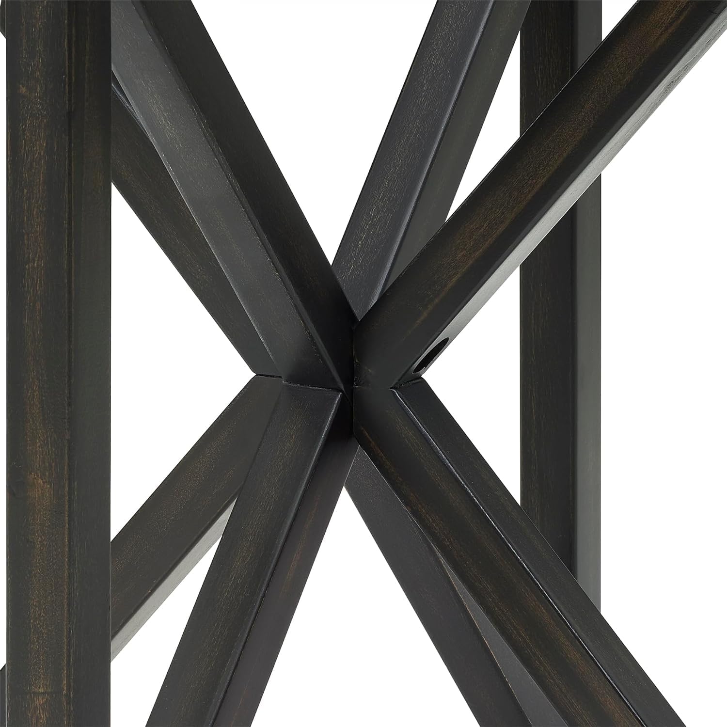 Modern Simple Glass Coffee Table, Tempered Glass Coffee Table Solid Wood Base Round Transparent Glass top Modern Living Room Terrace Study Coffee Table