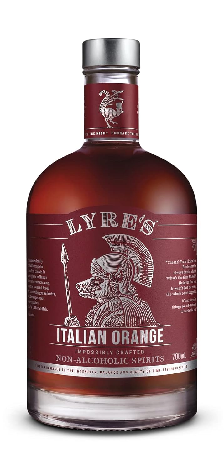 Lyre's Italian Orange - Non-Alcoholic Spirit | Aperitivo Style | Premium | 23.7 Fl Oz