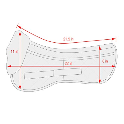 ECP Sheepskin Classic Half Saddle Pad