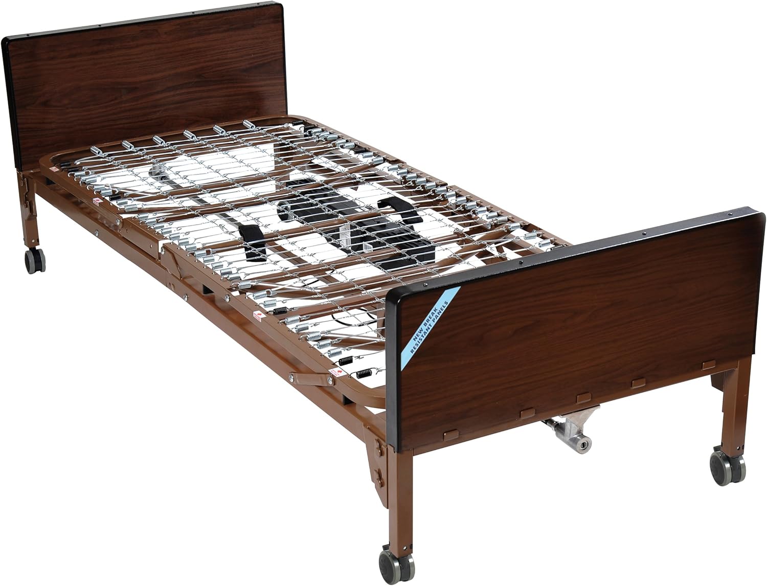 Drive Delta Ultra Light Semi Electric Hospital Bed with Half Rails and 80