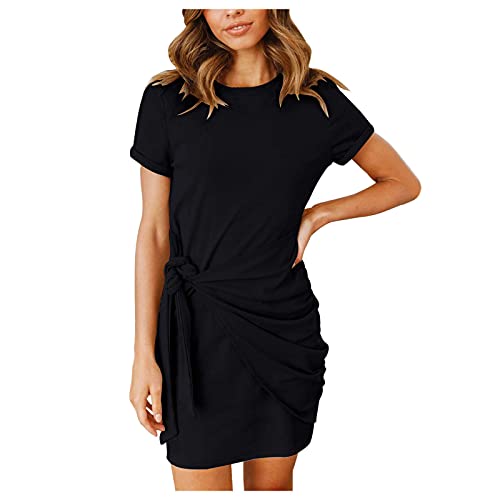 Womens Dresses Casual Floral Print Long Sleeve Swing Pleated Skater A Line Mini Dress Homecoming Dresses for Teens