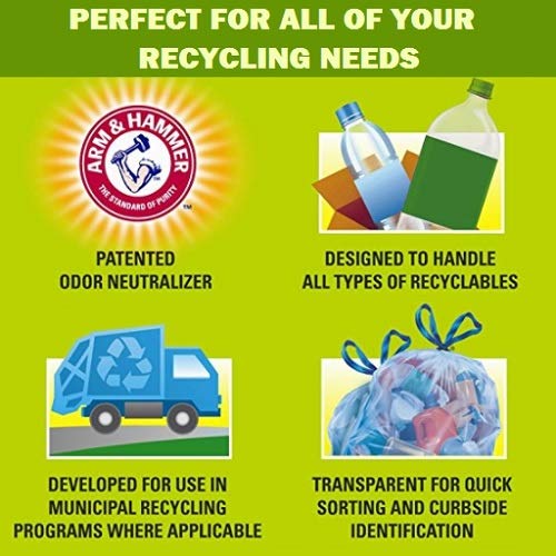 Hefty Recycling Trash Bags, 36 Count