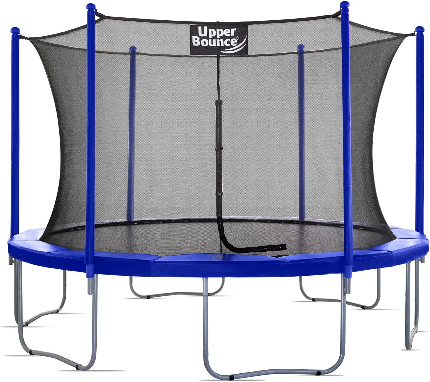 Machrus Upper Bounce Trampoline 7.5FT 9FT 10FT 12FT 14FT 15FT 16FT, Recreational Trampolines with Enclosure- ASTM Approved- Outdoor Trampoline for Kids and Adults with Safety Net and Spring Padding