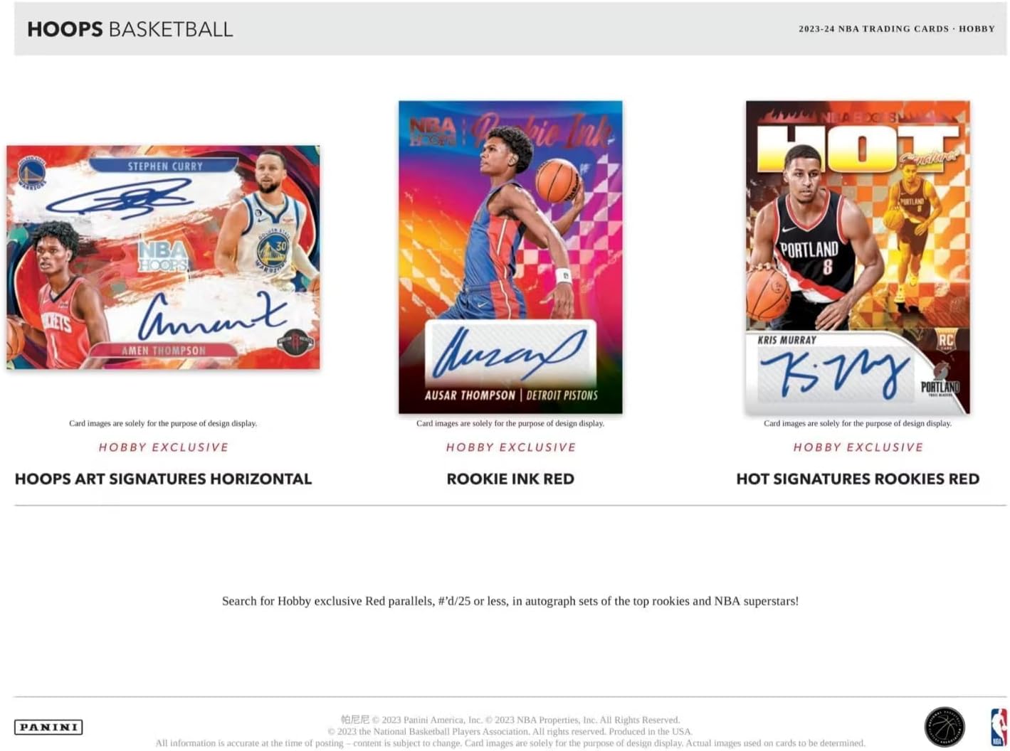 NEW 2023-24 Panini NBA HOOPS Factory Sealed Basketball HOBBY Box w/192 Cards (1 Autograph Card Per Box) - Chance for VICTOR WEMBANYAMA Rookie Cards! - Plus Custom Made Wemby Basketball Card Pictured.
