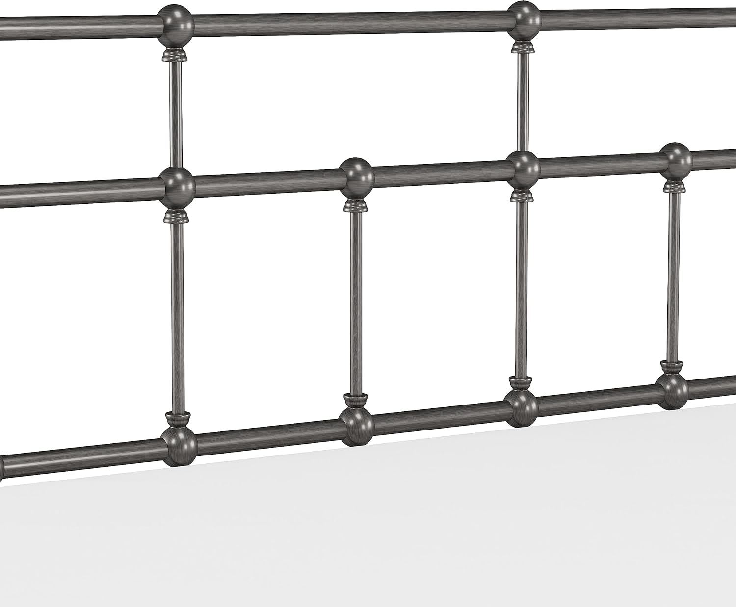 Hillsdale, Providence Metal Twin Daybed with Spindle Design, Aged Pewter