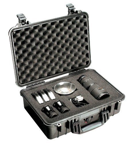 Pelican 1500 Camera Case With Foam (Orange)