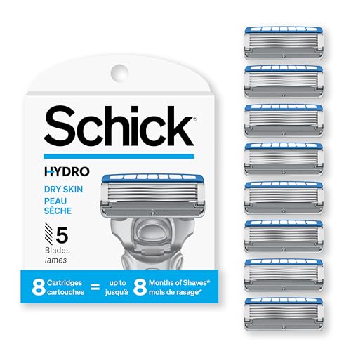 Schick Hydro 5 Sense Hydrate Razor Refills for Men, 12 Count (Pack of 1)
