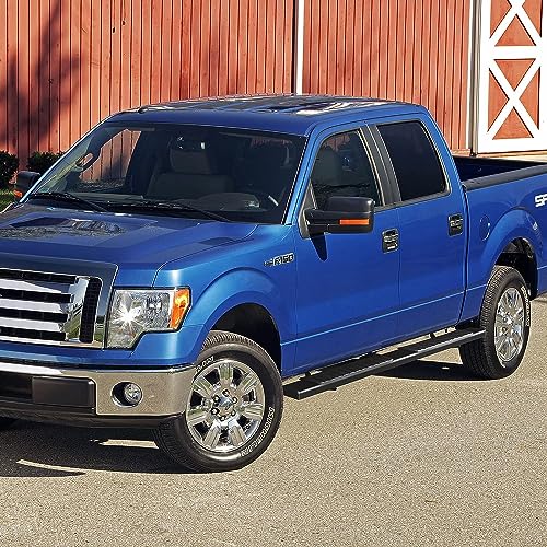 Running Boards Compatible with 2015-2024 Chevy Colorado/GMC Canyon Crew Cab. Carbon Steel Black Truck Side Step Nerf Bars Steps for Colorado/Canyon Crew Cab.