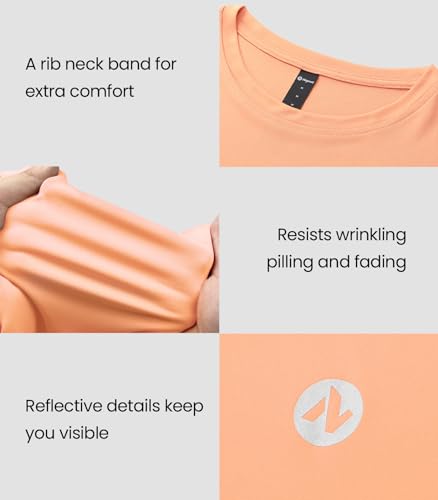 Women's Long Sleeve T-Shirts UPF 50+ Sun Protection Shirts Dry Fit Athletic Top Moisture Wicking Running Hiking Yoga