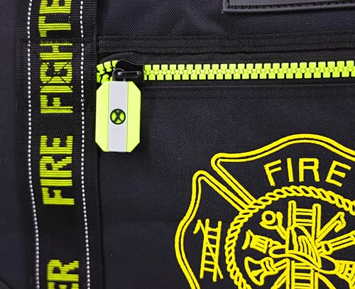 Lightning X Fireman Premium 3XL Firefighter Rescue Step-In Turnout Fire Gear Bag w/Shoulder Strap & Helmet Pocket