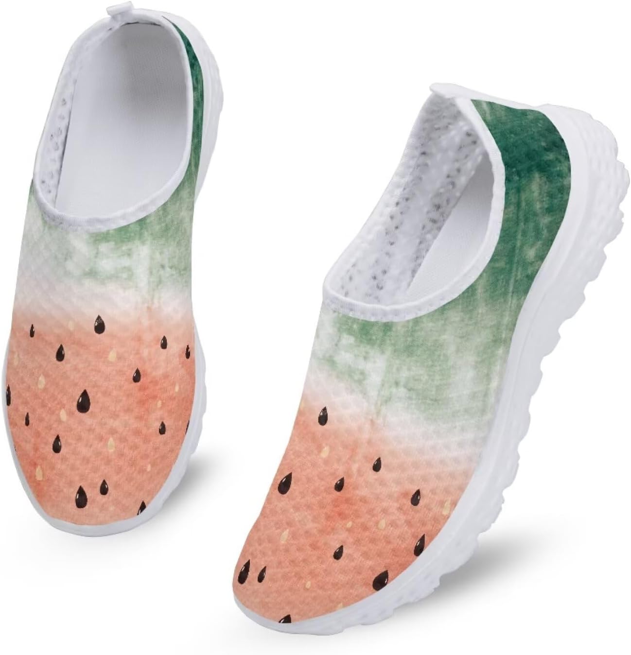 Kuiaobaty Fashion Sneakers Slip-Ons Walking Shoes Women's Men's Athletic Casual Footwear Lightweight Breathable Loafers