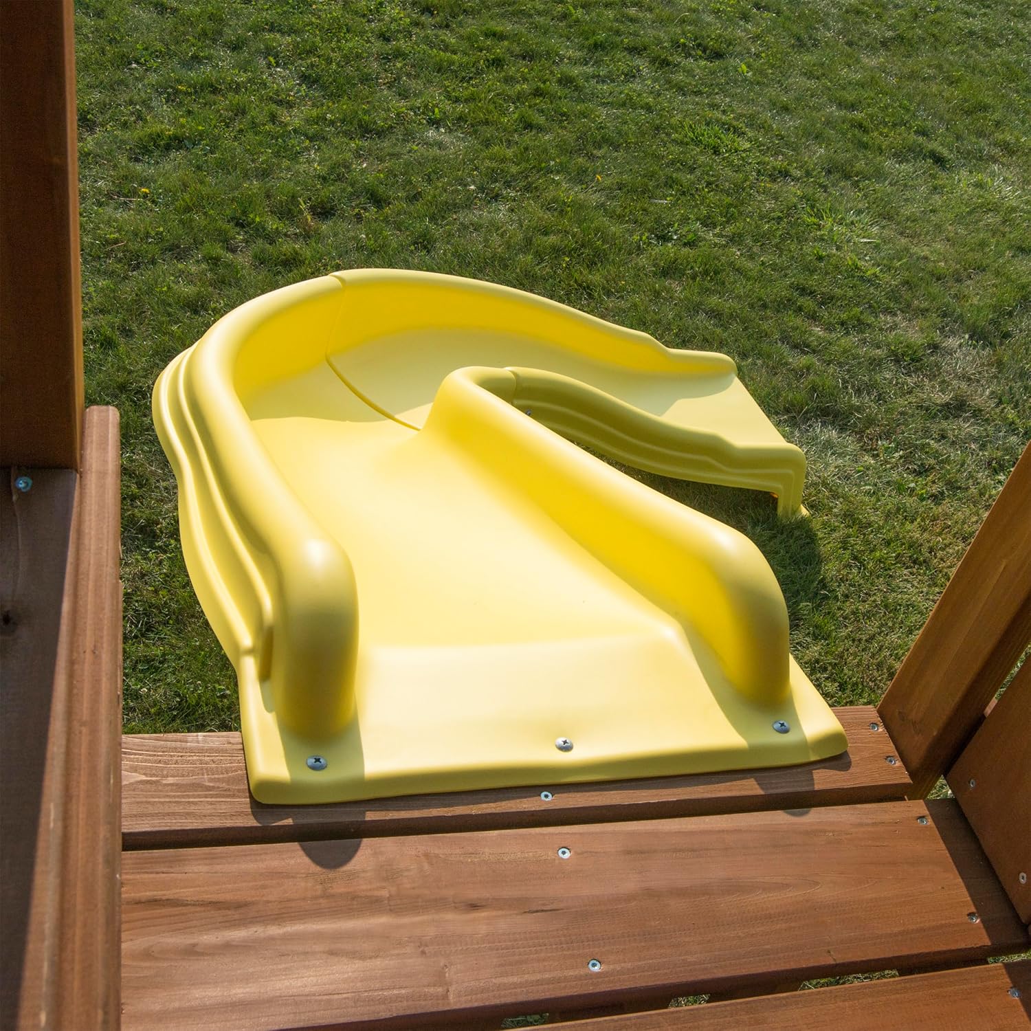 Swing-N-Slide Side Winder Slide, Yellow, 9+ ft