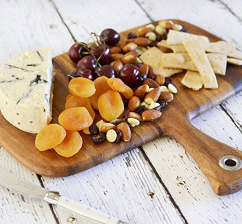 Ironwood Gourmet Round Provencale Paddle Round, Acacia Wood 0.5 x 12 x 16 inches