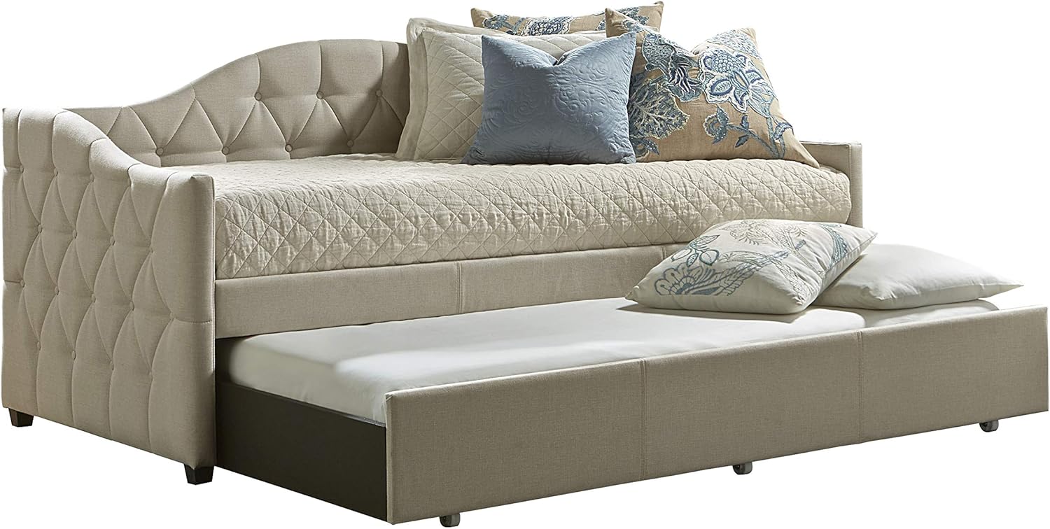 Hillsdale Furniture Jamie Daybed with Trundle, Cream