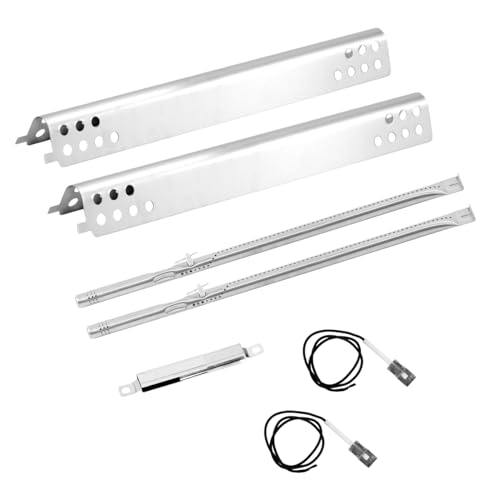 Grill Repair Parts Kit for Charbroil Performance 5 Burner463347519 463275517 463347518 463243519 463373019 463243518 463373319 463275717, G470-5200-W1, G470-0004-W1 Heat Plates Burner Tube 5 Burner