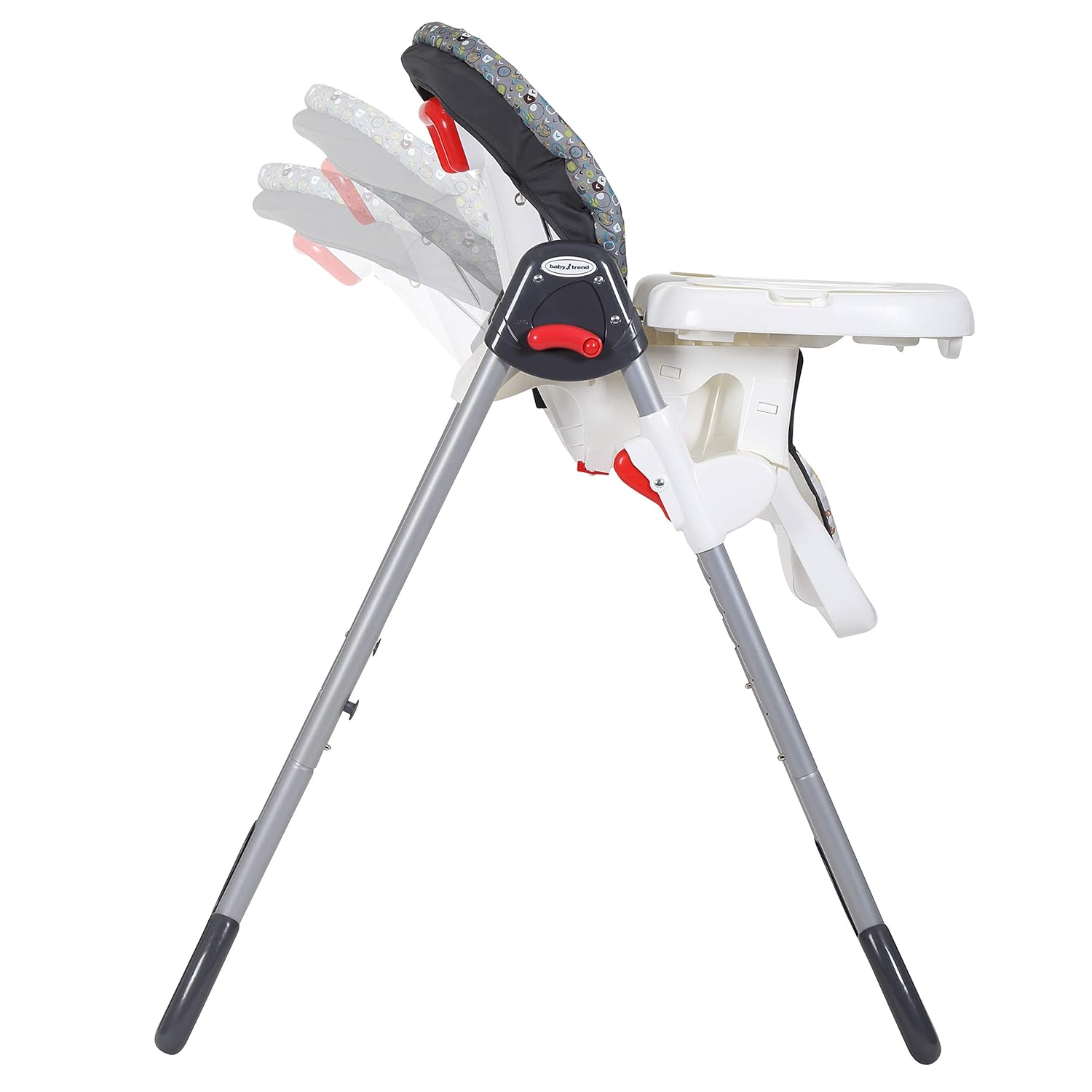 Baby Trend Sit-Right Tanzania & Sit Right 2.0 3-in-1 Pink High Chairs, 40 lbs Max Weight