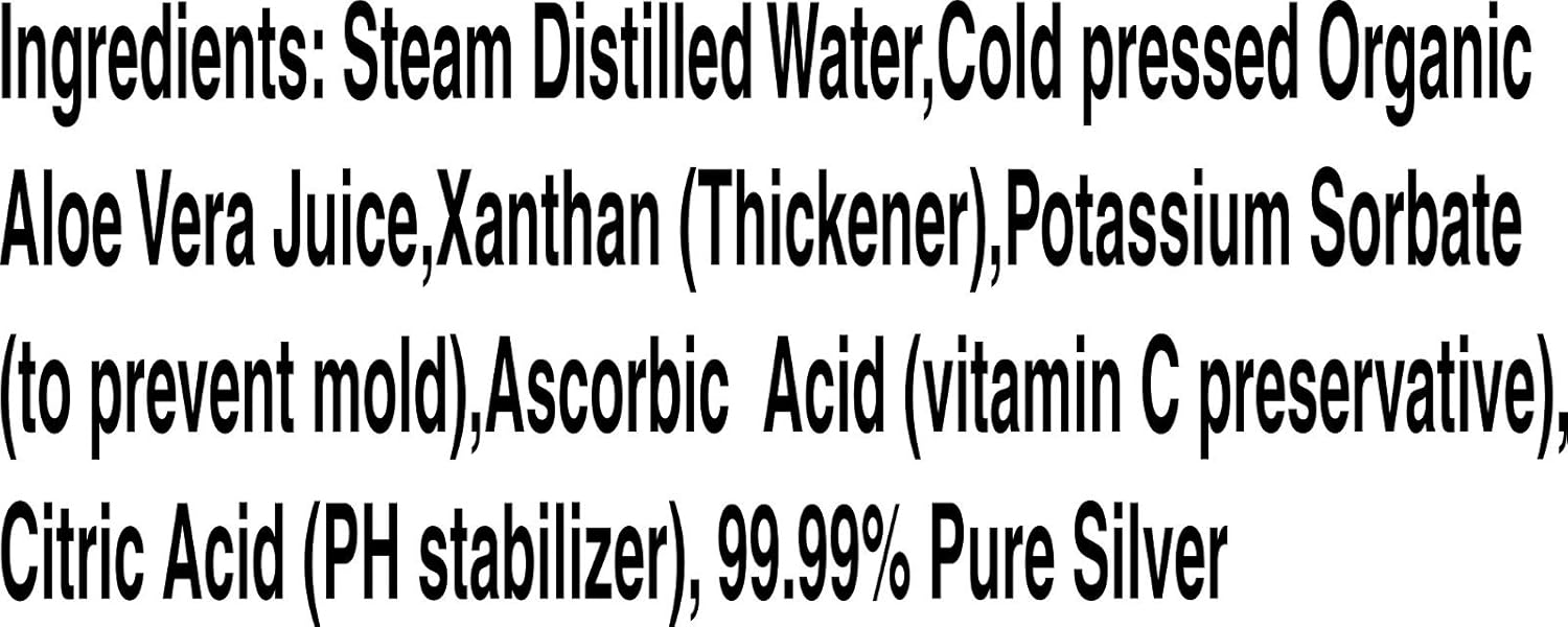 Superior Colloidal Silver Gel Big 4 oz. Jar Made with Organic Aloe Vera, 100 PPM 99.99% Pure Silver, & Simple Safe Ingredients