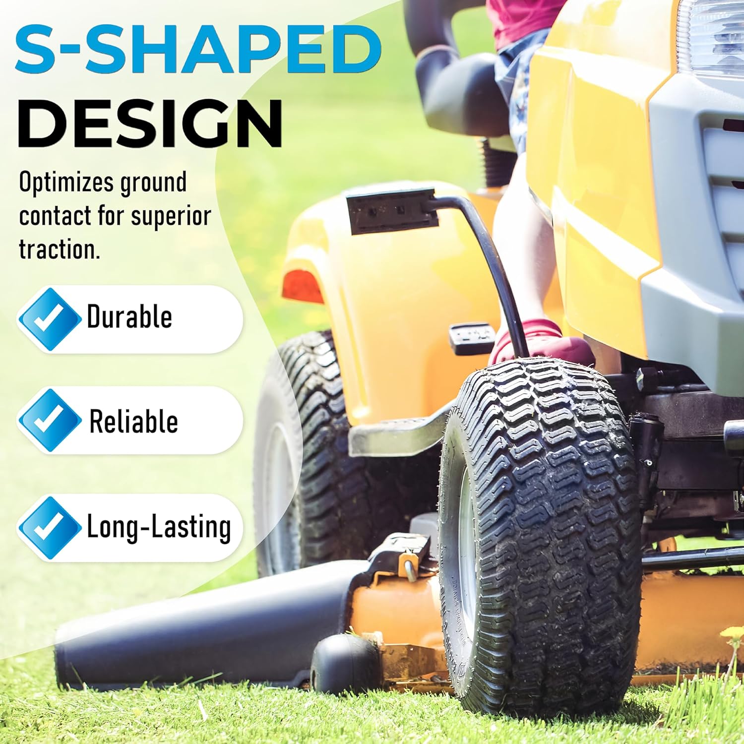 OTR Grassmaster Turf Tire (18x8.50-8 Pair) With TR412 Valve Stems