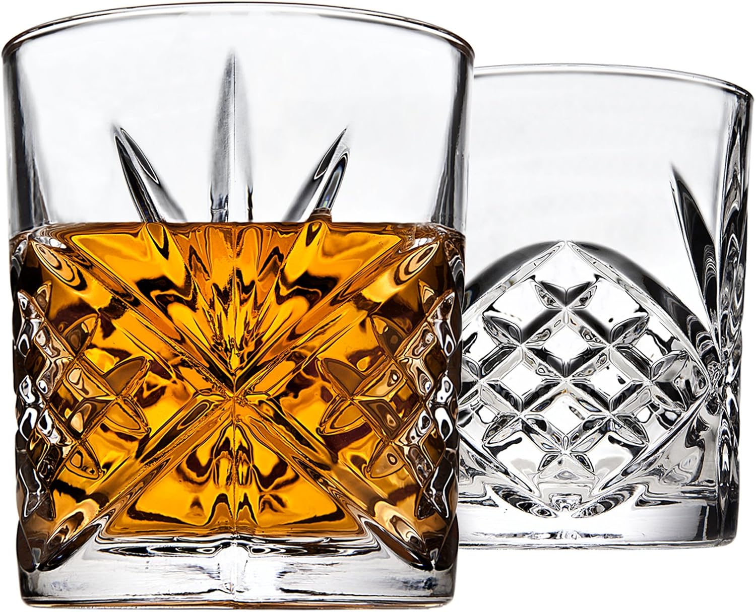 Godinger Dublin Set of 12 Double Old Fashioned Glasses