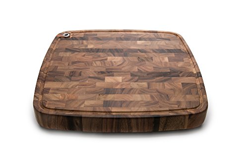 Ironwood Gourmet Big Catch Cutting Board, Acacia Wood, 10.5 x 15 x 1.25 inches