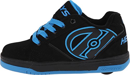HEELYS Men's Propel 2.0 Black Black Royal Roller Skate Shoes Sneakers