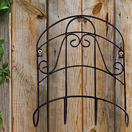 Garden Hose Metal Holder Decorative Cast Iron Antique Wall Mount Bracket Pipe Hanging Hanger Storage Rack Shelf Cast Iron Wall Mount Bracket