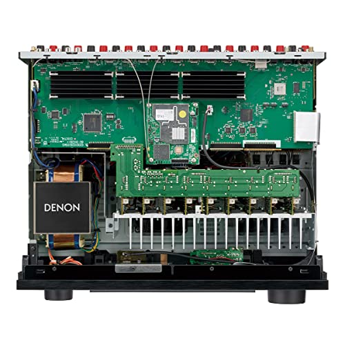 Denon AVR-X4800H 9.4-Ch Receiver - 8K UHD Home Theater AVR (125W X 9) Built-in Bluetooth, Wi-Fi & HEOS Multi-Room Streaming, Dolby Atmos, DTS:X Pro, IMAX Enhanced & Auro 3D