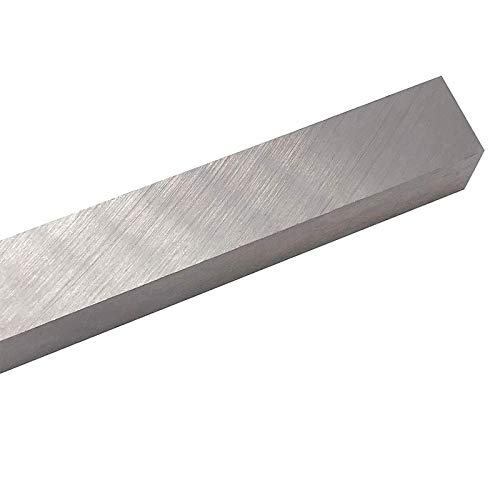 4 Pcs Lathe HSS Square Cutting Tool Bits Bar, 7mmx7mmx200mm Turning Milling Cutter Grinder HSS Blank Tool Bit，High Speed Steel Rectangular Fly Cutter Mill Blank，Lathe Tool Bit （7mmx7mmx200mm）