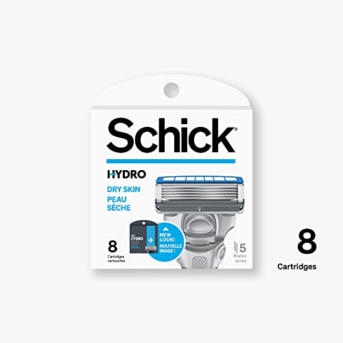 Schick Hydro 5 Sense Hydrate Razor Refills for Men, 12 Count (Pack of 1)