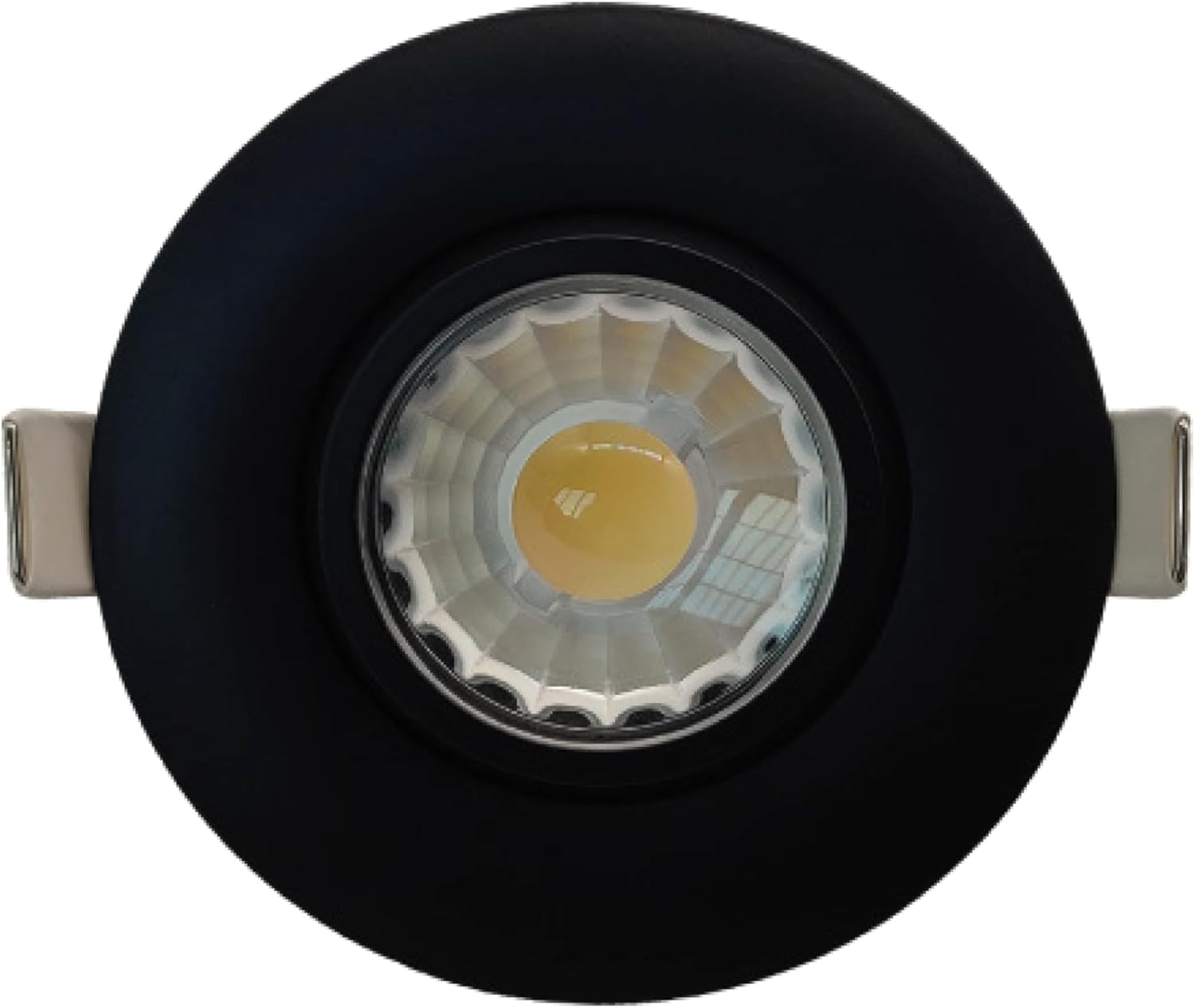 Goodlite G-19846 3 Inch Led Round Black Gimbal Luminaire, 8W 650 Lumens, Selectable Color 2700K, 3000K, 3500K, 4100K, 5000K