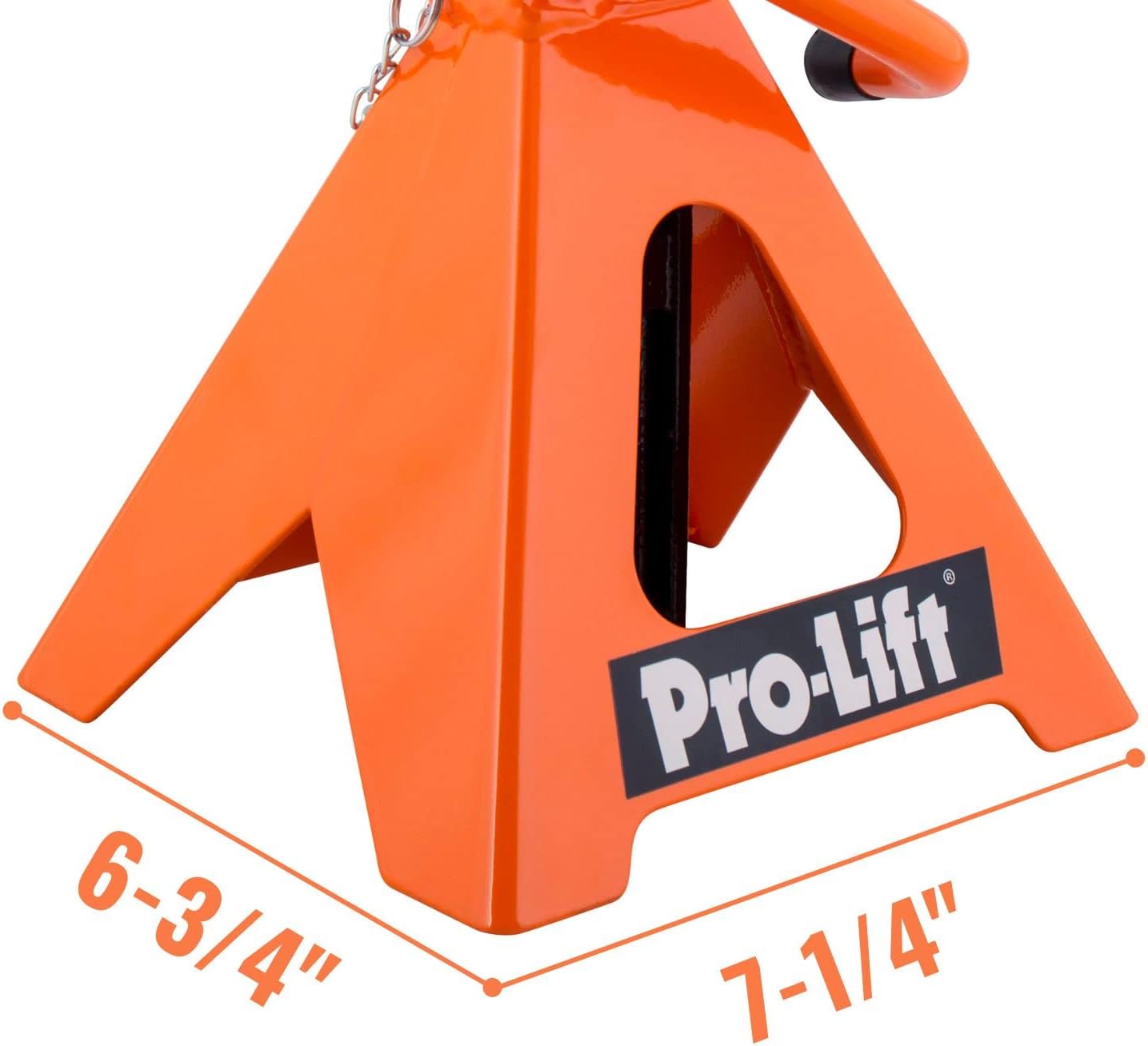 Pro-Lift Double Pin Jack Stands – Heavy Duty 2 Ton in Pair with Ratchet Bar and Mobility Pin Design