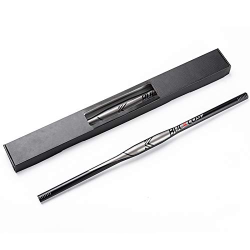 BUCKLOS 25.4/31.8mm Mountain Bike Handlebars Flat/Riser Bar, Aluminum Alloy MTB Handlebar 660/720/780mm, Premium Matter Mount Bikes Bicycle Handle Bar