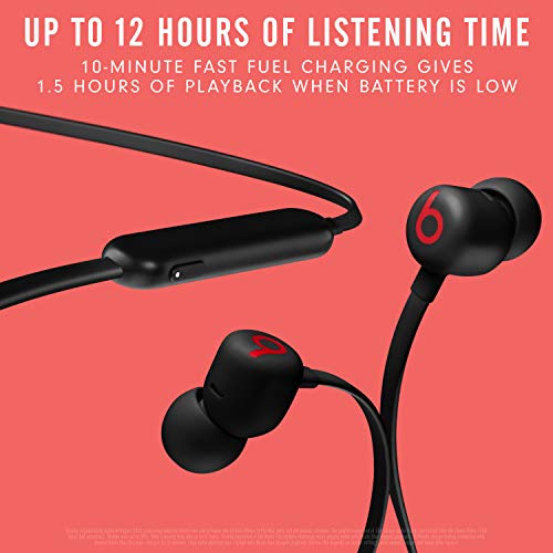 Beats Flex Wireless Earbuds - Apple W1 Headphone Chip, Magnetic Earphones, Class 1 Bluetooth, 12 Hours of Listening Time, Built-in Microphone - Yuzu Yellow