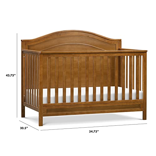 DaVinci Charlie 4-in-1 Convertible Crib in Grey, Greenguard Gold Certified