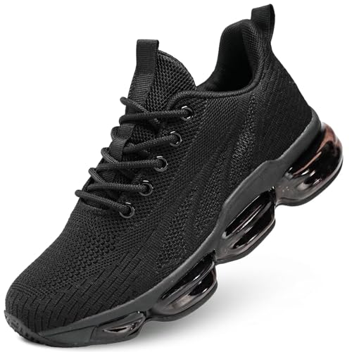 Kapsen Womens Air Running Shoes Breathable Athletic Fashion Non Slip Walking Tennis Sneakers Mesh Workout Casual Sports