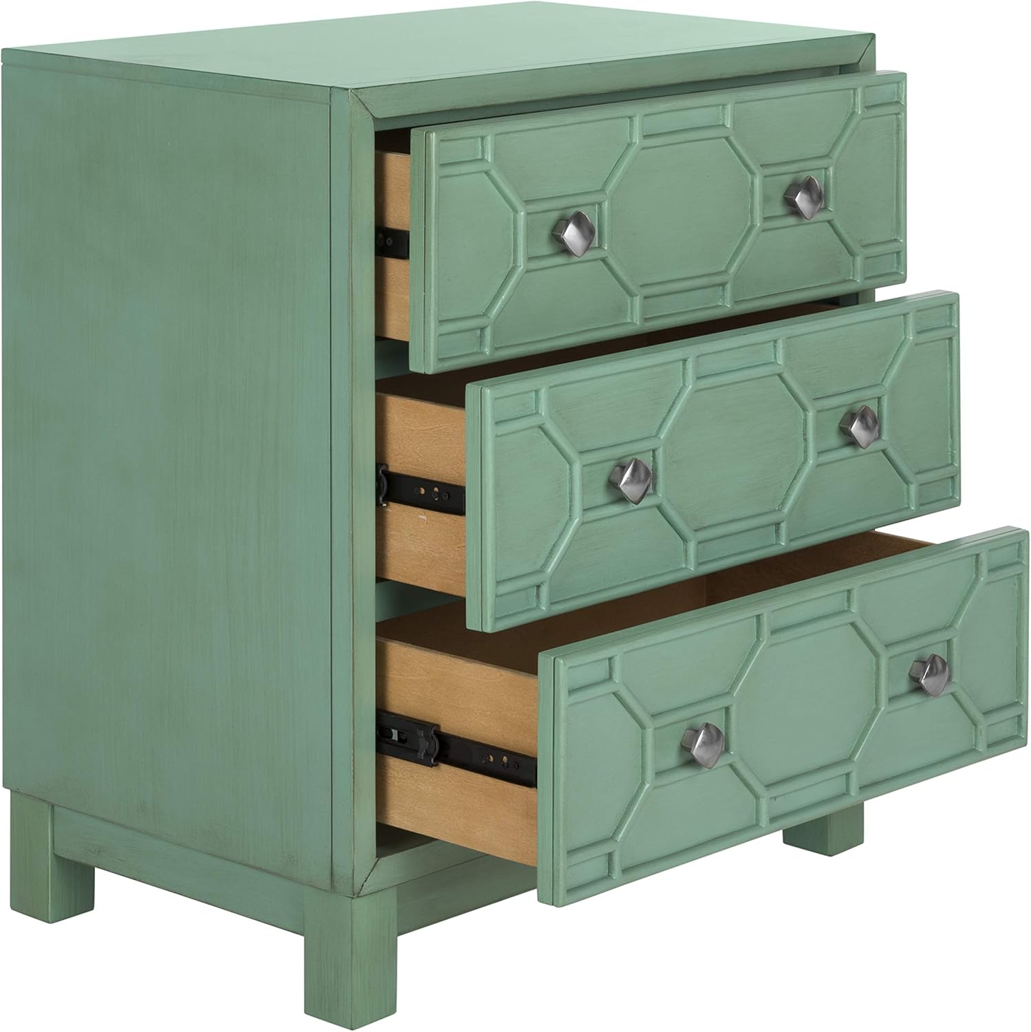 Safavieh Home Izumi Turquoise 3-drawer Chest