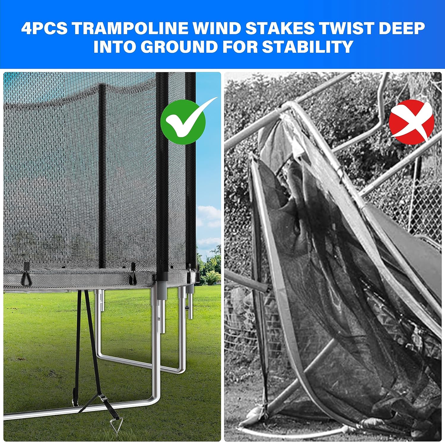 Simple Deluxe Trampoline for Kids with Safety Enclosure Net Wind Stakes 12FT Simple Deluxe 400LBS Weight Capacity Outdoor Backyards Trampolines with Non-Slip Ladder for Children Adults Family, Black