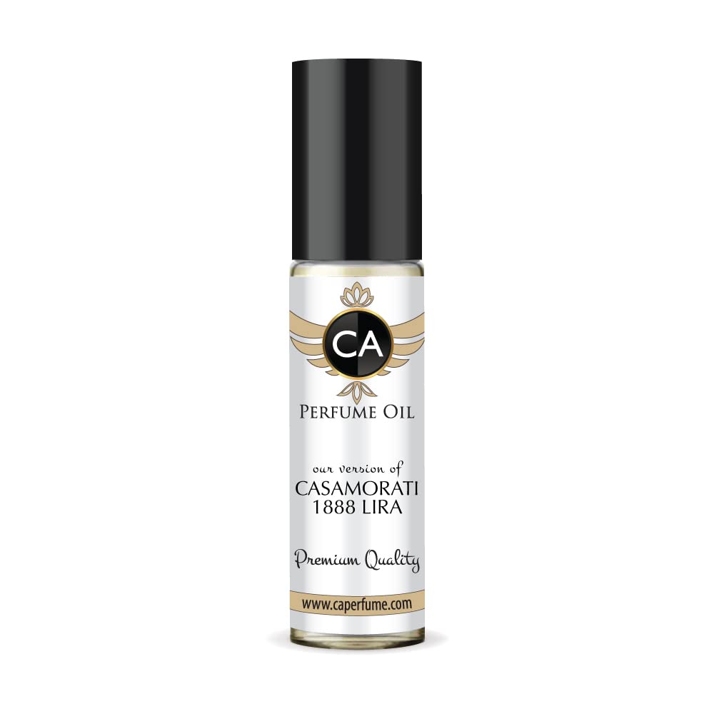 CA Perfume Club Impression of Xrjf Casamorati 1888 Lira For Women Replica Fragrance Body Oil Dupes Alcohol-Free Essential Aromatherapy Sample Travel Size Long Lasting Attar Roll-On 0.3 Fl Oz/10ml