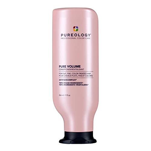 Pureology Pure Volume Conditioner | For Flat, Fine, Color-Treated Hair | Adds Volume & Movement | Lightweight Conditioner | Sulfate-Free | Vegan | Updated Packaging
