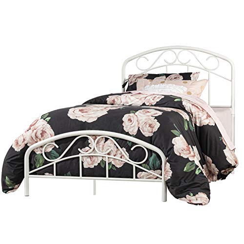 Hillsdale Furniture Jolie Complete bed, Twin, Textured White