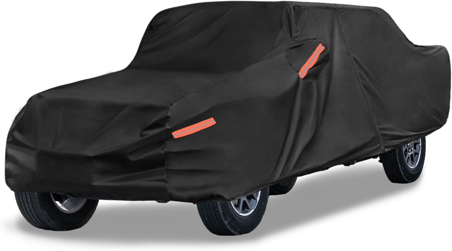 X AUTOHAUX Truck Car Cover for Jeep Gladiator JT 2020-2024 Outdoor Waterproof Sun Rain Dust Wind Snow Protection Black
