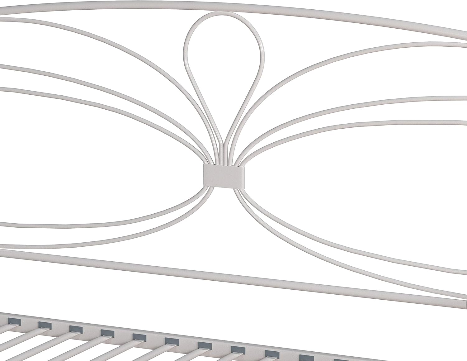 Hillsdale, Anslee Whimsical Scroll Metal Complete Twin Daybed with Trundle, White