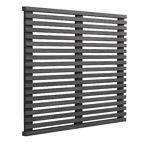 Modway Render Mid-Century Modern Wall-Mount Twin Headboard in Walnut