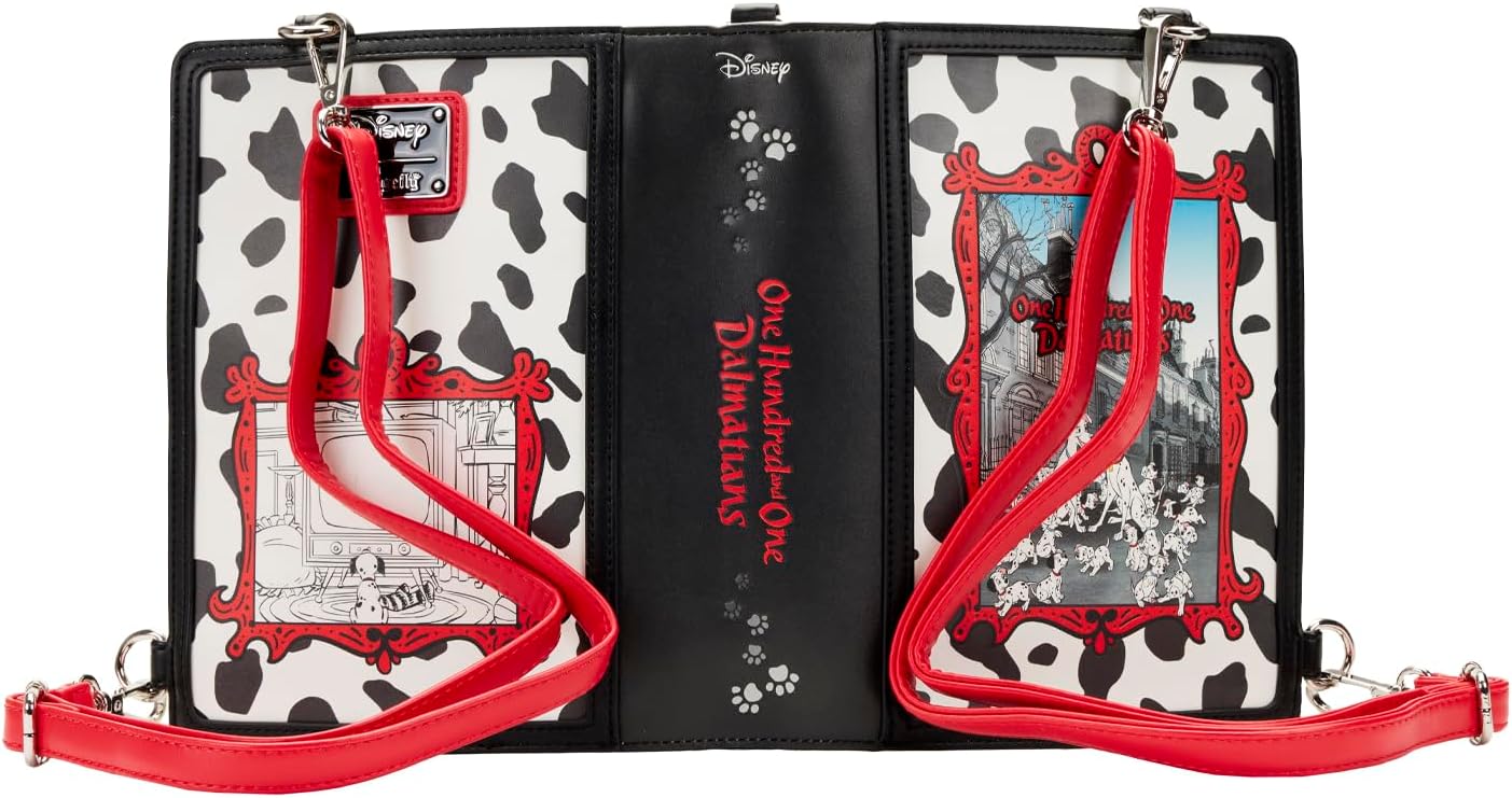Loungefly DISNEY CLASSIC BOOKS 101 DALMATIANS CONVERTIBLE CROSSBODY BAG