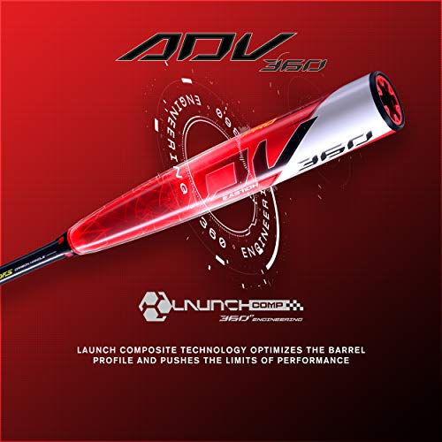 Easton | ADV 360 Baseball Bat | USA | -11/-10/-8/-5 Drops | 2 5/8 Barrel | 2 Pc. Composite