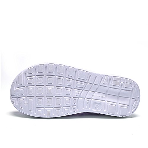 Womens Summer Breathable Mesh Slippers Lightweight Mesh Clog Quick Drying Garden Shoes Footwear Anti-Slip Shoes