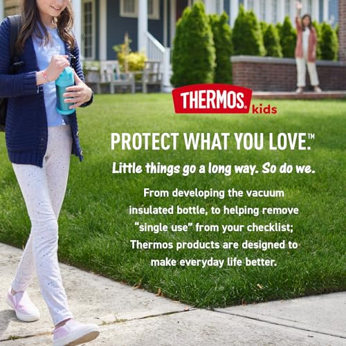 THERMOS FUNTAINER 16 Ounce Stainless Steel Vacuum Insulated Food Jar with Spoon, Tie Dye